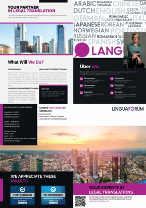 Übersetzungen für international tätige Rechtsanwälte durch die Linguaforum GmbH